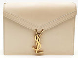 Yves Saint Laurent Cassandra Flap Crossbody Beige Aa0826pzxsa