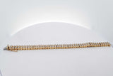 3.58cttw Diamond 18k Yellow Gold Tennis Bracelet 45 Grams 7 Inch Eb0626woxzsa