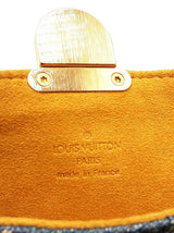 Louis Vuitton Pochette Plat Clutch In Monogram Blue Denim Fw0526crzdu
