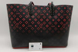 Christian Louboutin Cabata Loubinthesky Red & Black Ombre Tote Bag Eb1026pxzsa