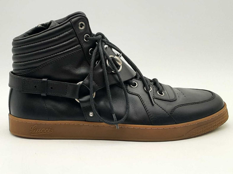 Gucci Horsebit And Harness Detail Sneaker Black Size 7 Aa0925lorsa