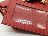 Salvatore Ferragamo Gancini Red Leather Continental Wallet Do0925lrxde