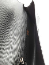 Louis Vuitton Black Epi Leather Clutch Eb0326wrxde