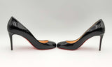 Christian Louboutin Dorissima Black Patent Leather Heels Size 38 Eb0324lrxsa