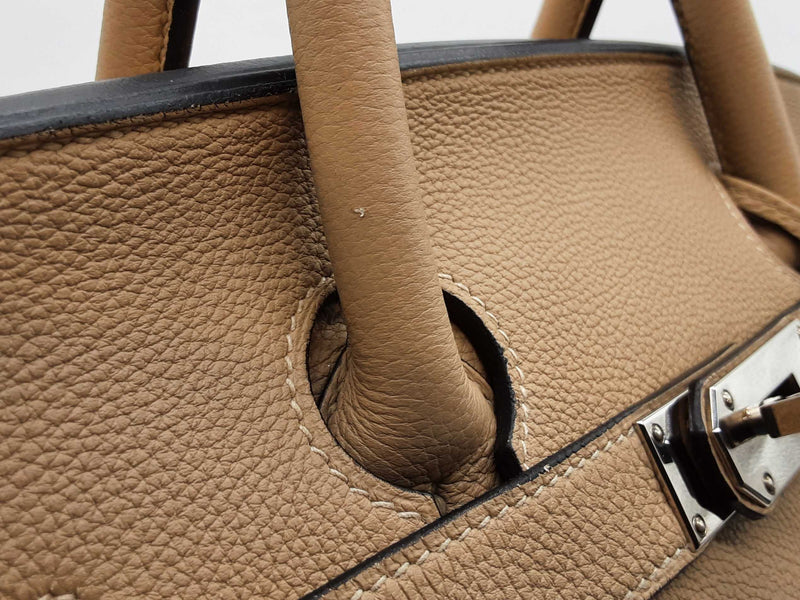 Hermes Birkin Hac 40 Trench Beige Togo Palladium Hardware Handbag Do0925llxzxde