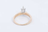 Marquis Solitaire Diamond 0.70ctw In 14k Yellow Gold 3.94g Size 6.25 Eb0424rxzsa