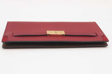 Tory Burch T Slim Red Leather Wallet Eb1225rxde