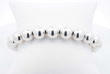 Tiffany & Co. Hardwear Ball Bracelet In Sterling Silver 19.3 Grams 8 Inch Fw1026lordu