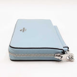 Coach Slim Accordion Zip Powder Blue Wallet Sd0725pzdu
