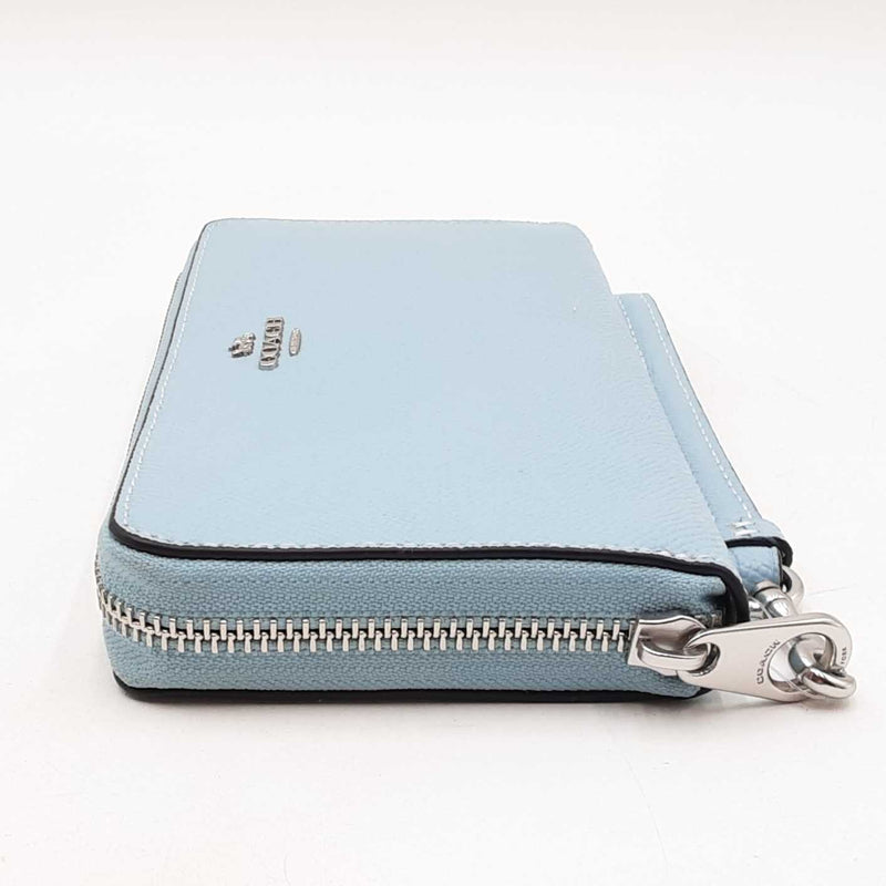 Coach Slim Accordion Zip Powder Blue Wallet Sd0725pzdu