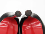 Christian Louboutin Black Patent Leather Heels Size Eu 38 Do0826lrxde