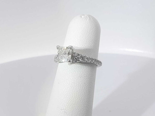 .96ctw Diamond 14k White Gold 14k 3.2 Grams Ring Size 5 Sd0525lrrzsa