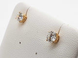 1.02 Cttw Lab Grown Diamonds 14k Yellow Gold 1.1g Stud Earrings Do0726orxde