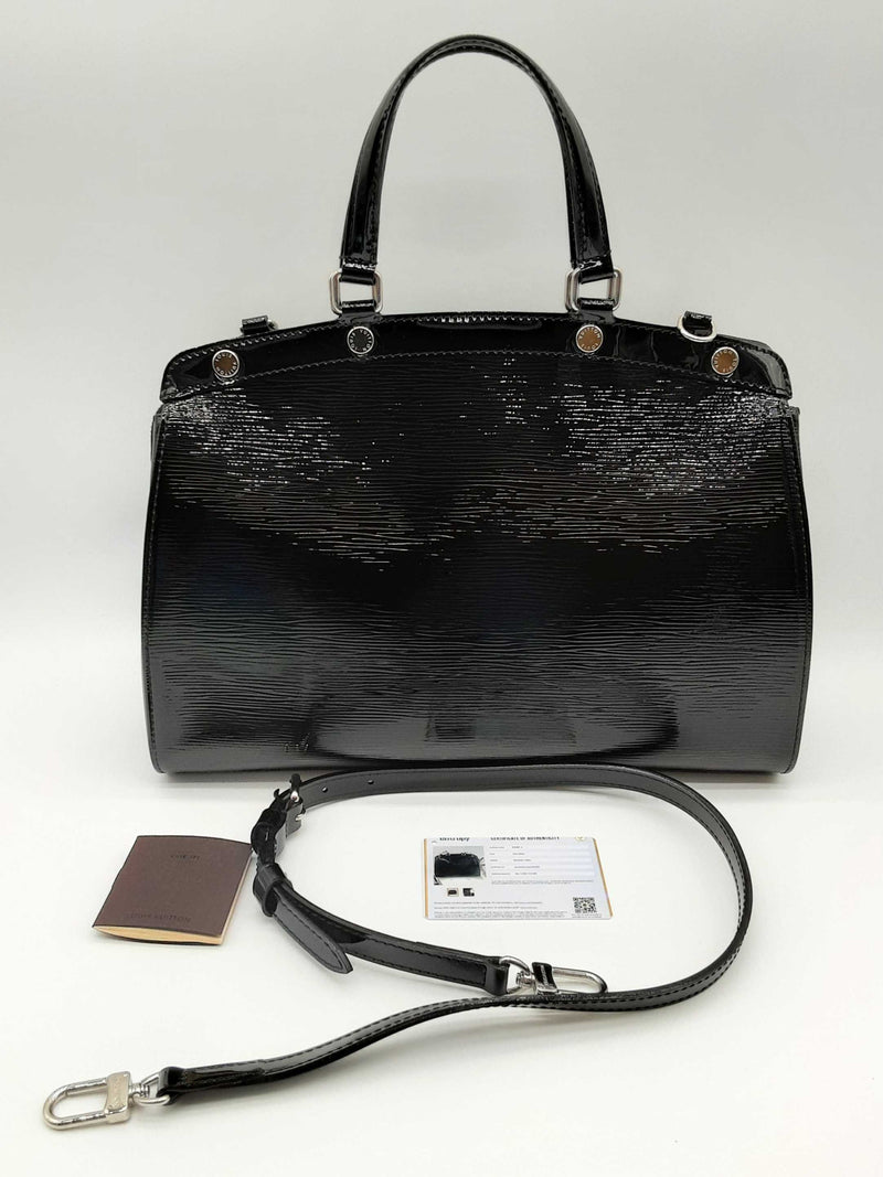 Louis Vuitton Brea Black Epi Electric Patent Leather Shoulder Bag Do1224rxzde