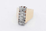 0.26cttw Diamond Ring In 18k Yellow Gold 11.6 Grams Size 6 Eb0326crxsa