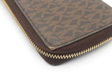Michael Kors Jet Set Zip Wallet Brown Aa0126orsa