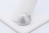 18k White Gold Heart Pendant 1.3 Grams Eb0926loxde