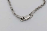 0.3cttw Diamond Nugget Pendant Necklace 14k White Gold 9.9g 24.5 In Eb0926crxsa