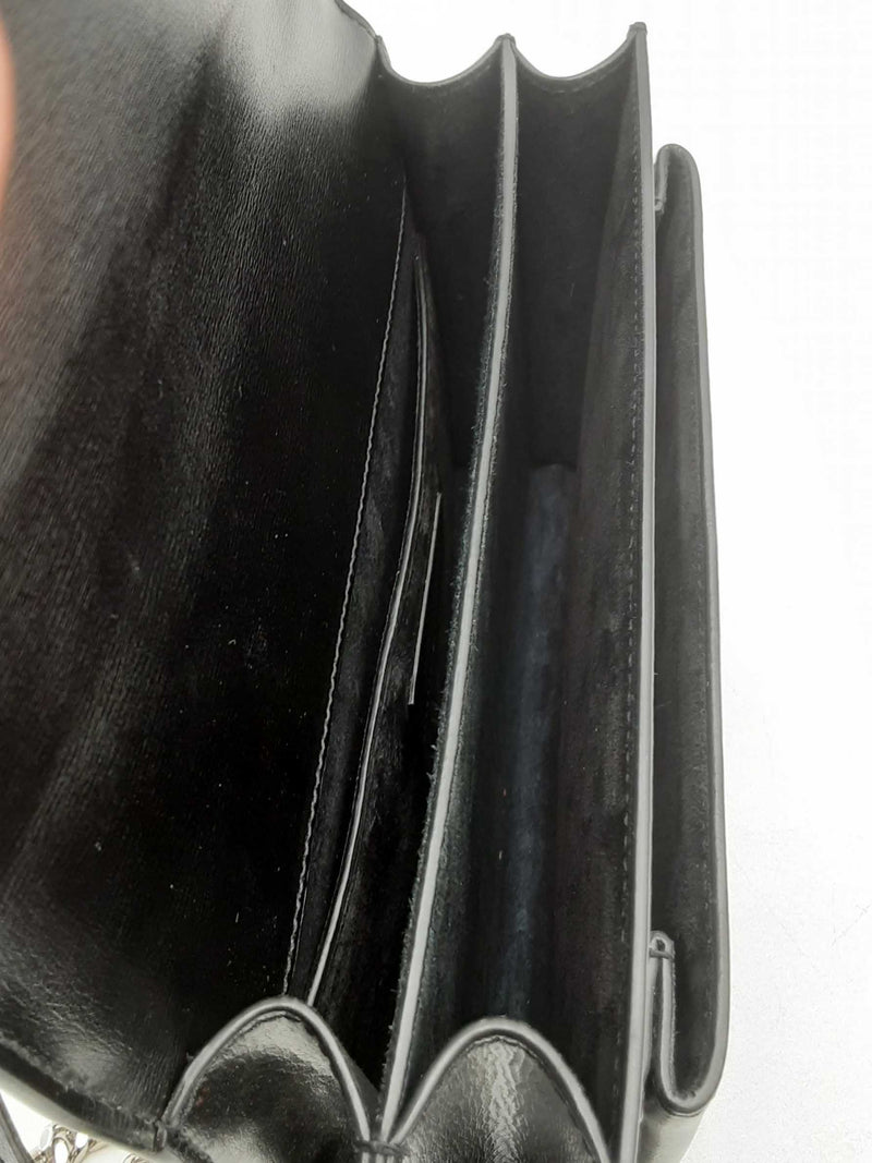 Yves Saint Laurent Black Leather Sunset Shoulder Bag Eb0125irxsa