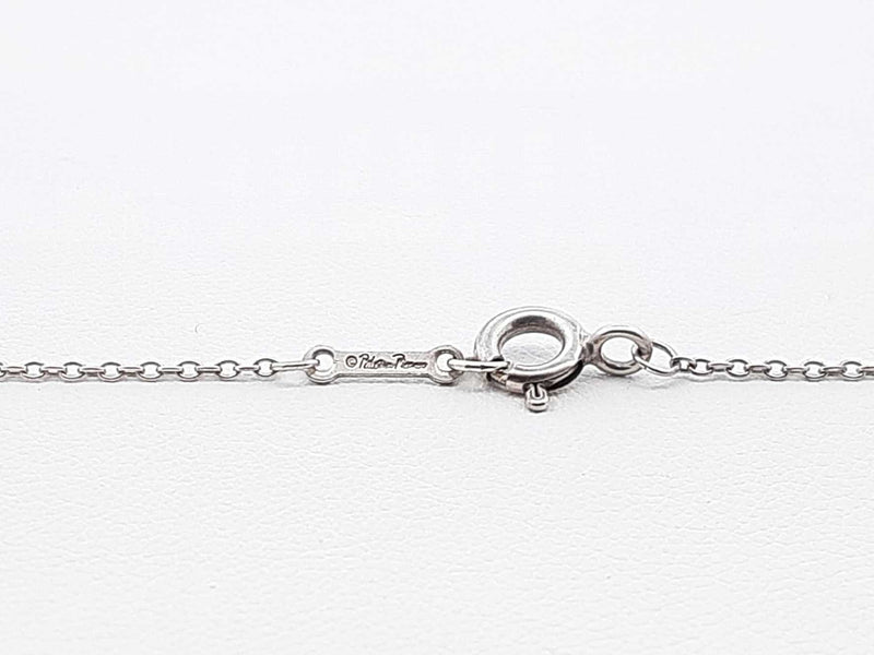 Tiffany & Co. Paloma Picasso Loving Hearts Silver Necklace 18 Inch Fw0725rzdu