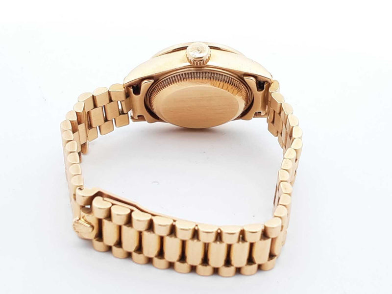 Rolex Datejust 26mm 18k Yellow Gold Diamond Bezel Watch Sd0825szxzde