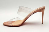 Christian Louboutin Just Nothing Nude Patent & Pvc Heels Size 41 Eb0924lrxsa