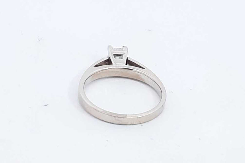 Approx. 0.5ctw Diamond Ring In 14k White Gold 3.5 Grams Size 7 Eb0824wrxdu