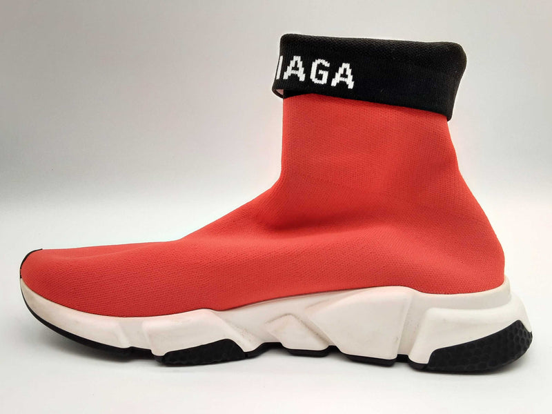 Balenciaga Speed Trainer Red Sneaker Shoes Size Eu 45/ Us M 12 Do0424oxzde