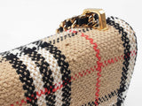 Burberry Mini Lola Crossbody Bag In Vintage Check Bouclé Tweed  Fw1125irzdu