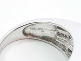 1.13 Cttw Diamond & 14k White Gold Multi-row Cocktail Ring 7.9 Grams Size 7 Fw0726rrxdu