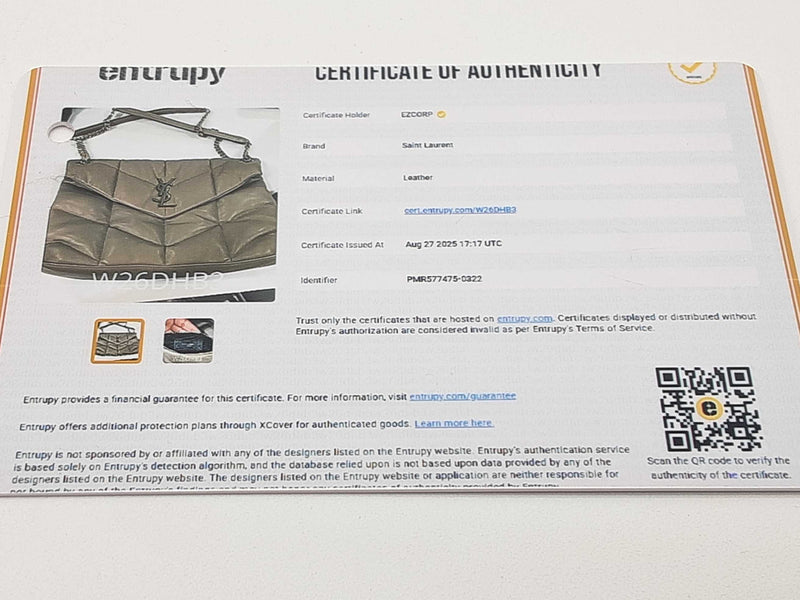Yves Saint Laurent Ysl Loulou Beige Puffer Leather Shoulder Bag Do0925sxzde