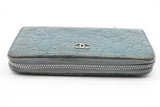 Chanel Camellia Studded Leather Zip Around Wallet Eb0926lxzde