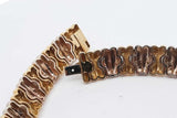 18k Two Tone Gold Diamond Omega Chain Necklace 102.8 Grams 16 Inch Eb0426cxxzsa