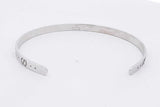 Gucci Icon 18k White Gold Cuff Bracelet 9.2 Grams Gucci Size 16 Eb0226erxsa