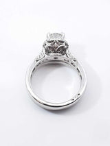 1.96 Ctw Diamond & Gold Soldered Bridal Set 18k Engagement 14k Band Fw0926ozxzdu