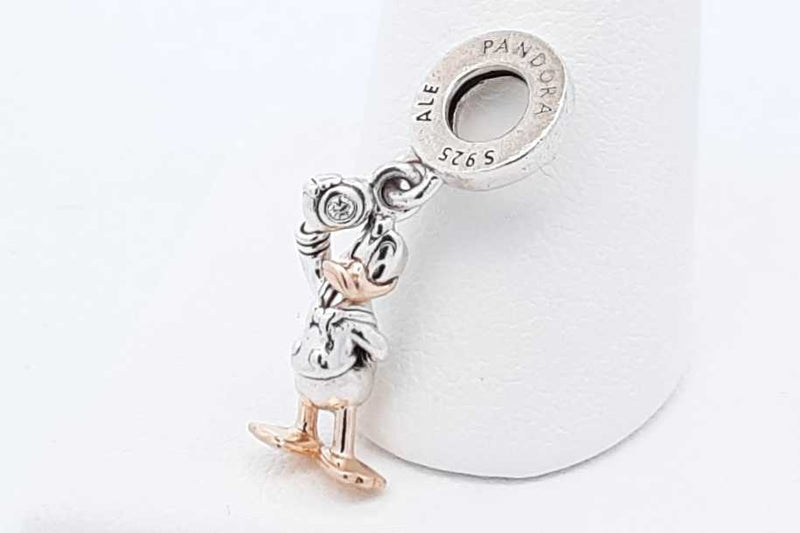 Pandora Disney 100th Anniversary Donald Duck 925 Dangle Charm Eb1024rdu