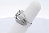 0.7cttw Diamond Ring In 10k White Gold 5.9 Grams Size 5.5 Eb0825pxzde
