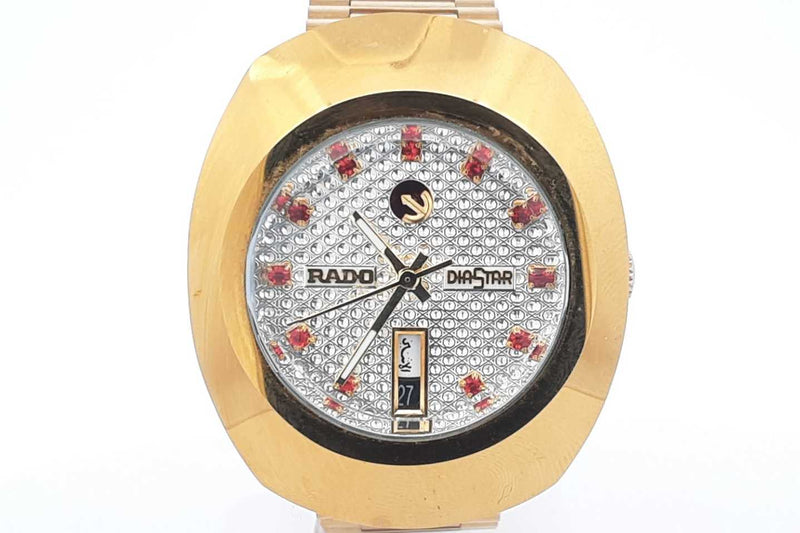 Rado Diastar The Original Gold Tone Stainless Steel Watch 36mm Eb0424lrxsa