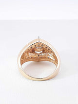 1.0 Cttw Diamond & 14k Yellow Gold Engagement Ring 5.6 Grams Size 5 Fw0926cizdu
