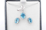 Set Of 5 Gemstone Ensemble Sets In Sterling Silver Eb0925crsa