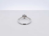 0.55 Cttw Diamond & 95% Platinum Flower Setting Ring 5 Grams Size 7 Fw1124wrxdu