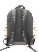 Burberry Check Backpack In Archive Biege Eb1224wxzdu