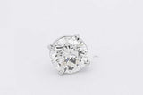 4.72ctw Diamond Stud Earring In 14k White Gold 2.1 Grams Eb1025ixxzsa