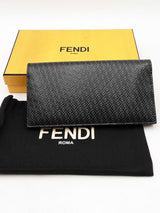 Fendi Ff Embossed Leather Continental Wallet Eb1125lixdu