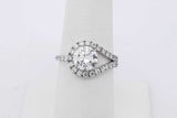 1.87cttw Lab Grown Diamond Ring In 14k White Gold 3.1 Grams Size 7 Eb0826erxsa