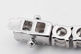 3.99cttw Diamond Tennis Necklace 10k White Gold 33.9 Grams 21 Inch Eb0526oxxzsa
