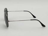 Ray-ban Rb3026 Aviator Large Metal Ii Black Sunglasses With Case Aa0726crsa