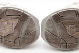 Versace Mercury Gold & Silver Caged Rope Overlay Sneakers Size 42 Eb0626crsa
