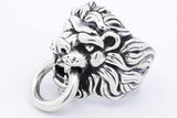 King Baby 925 Sterling Silver Lion's Head Ring 47.6 Grams Size 12.25 Eb0225lxzsa
