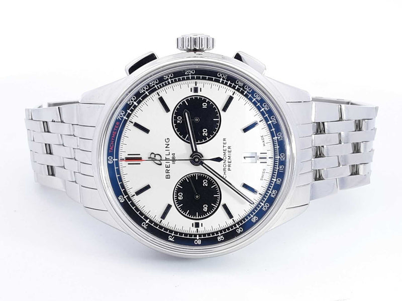 Breitling Premier B01 42mm Chronograph Stainless Steel Watch Sd0225orzxsa
